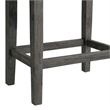 Bowery Hill Transitional Wood Multipurpose Bar Table Set in Charcoal