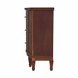 Bowery Hill Traditional 3 Drawer 2 Drawer Accent Cabinet in Cherry