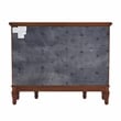 Bowery Hill Traditional 3 Drawer 2 Drawer Accent Cabinet in Cherry