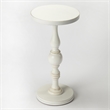 Bowery Hill Traditional Wood Pedestal Table in Cherry Brown Finish