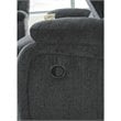 Bowery Hill Contemporary Upholstered Recliner in Slate Finish