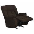 Bowery Hill Recliner in Chocolate Brown Polyester Chenile Fabric