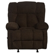 Bowery Hill Recliner in Chocolate Brown Polyester Chenile Fabric