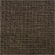 Bowery Hill Flat Recliner with Extended Ottoman in Brown Polyester Fabric