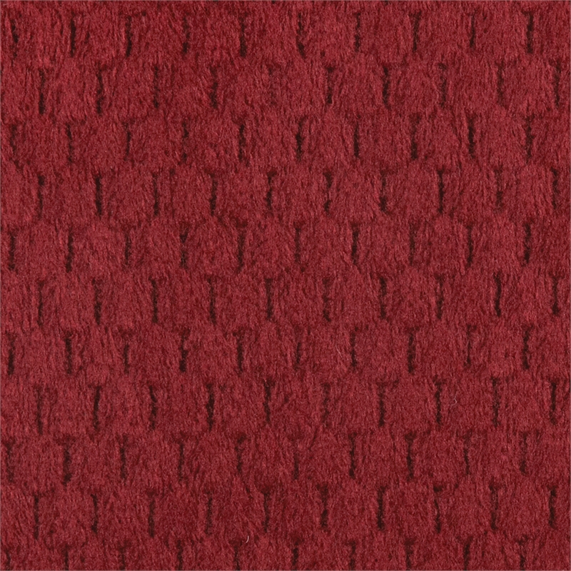 Bowery Hill Recliner with Deluxe Heat & Massage in Red Polyester Fabric