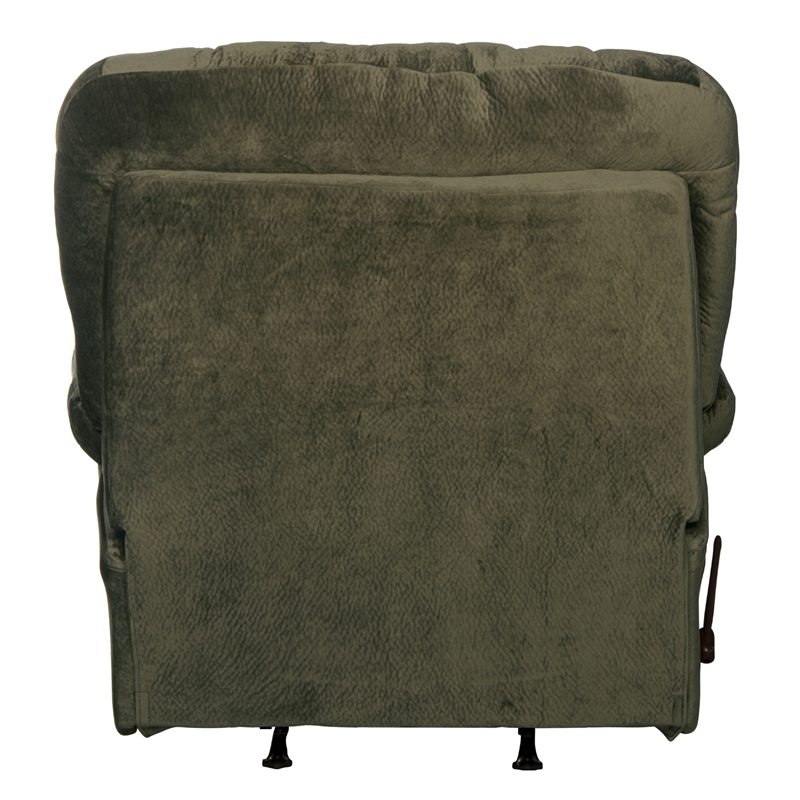 Bowery Hill Contemporary Recliner in Sage Green Polyester Fabric