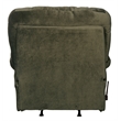 Bowery Hill Contemporary Recliner in Sage Green Polyester Fabric