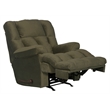 Bowery Hill Contemporary Recliner in Sage Green Polyester Fabric
