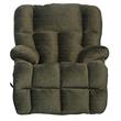 Bowery Hill Contemporary Recliner in Sage Green Polyester Fabric