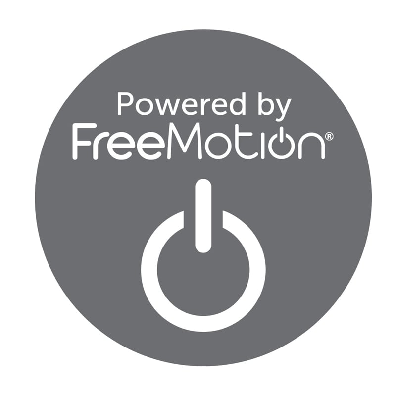 Bowery Hill Leather Power Cordless Swivel Glider Recliner in Ivory