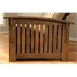 Bowery Hill Queen-size Wood Storage Futon-Suede Black Mattress