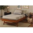 Bowery Hill Modern Wood Twin-size Pop Up Bed with Brown Frame