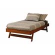 Bowery Hill Modern Wood Twin-size Pop Up Bed with Brown Frame