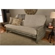 Bowery Hill Modern Coil Hinged Full-size Futon Mattress in Gray-Frame Not Included