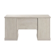Bowery Hill Engineered Wood Desk with Keyboard Tray in Linen White Oak