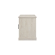 Bowery Hill Engineered Wood Desk with Keyboard Tray in Linen White Oak