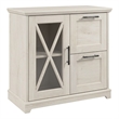 Bowery Hill 2 Drawers Lateral White Engineered Wood Filing Cabinet Easy Assembly
