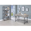 Bowery Hill 4-Shelf Open Farmhouse Wood Bookcase in Gray Finish