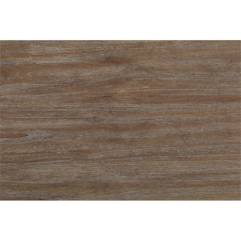 Bowery Hill 7-piece Farmhouse Wood Dining Set Chestnut and Vintage White