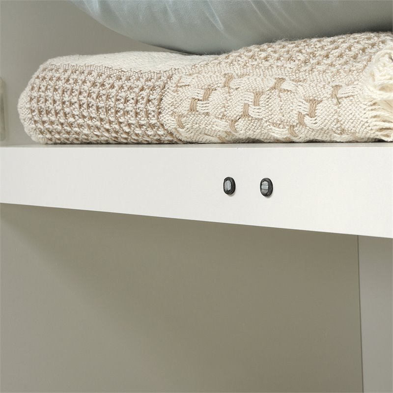 Bowery Hill Traditional Engineered Wood Pantry in White Finish