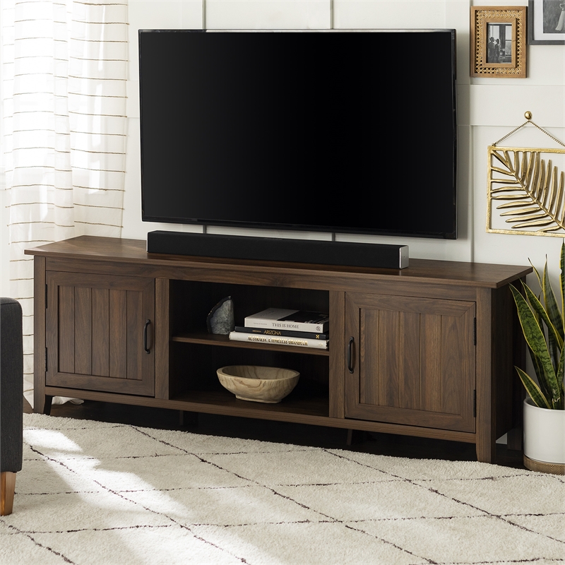 Bowery Hill Simple Modern TV Stand for TVs up to 78