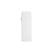 Bowery Hill Contemporary 72W Hutch in White - Engineered Wood