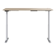 Bowery Hill 48W Adjustable Standing Desk in Natural Elm - Engineered Wood