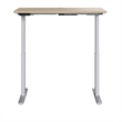 Bowery Hill 60W Adjustable Standing Desk in Natural Elm - Engineered Wood