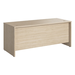 Bowery Hill 72W x 30D Office Desk in Natural Elm - Engineered Wood