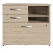Bowery Hill Office Storage Cabinet with Drawers in Natural Elm - Engineered Wood