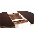 Bowery Hill Extendable Dining Set and Sideboard in White / Chestnut Brown Wood