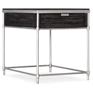 Bowery Hill Modern Living Room Rectangular One Drawer End Table