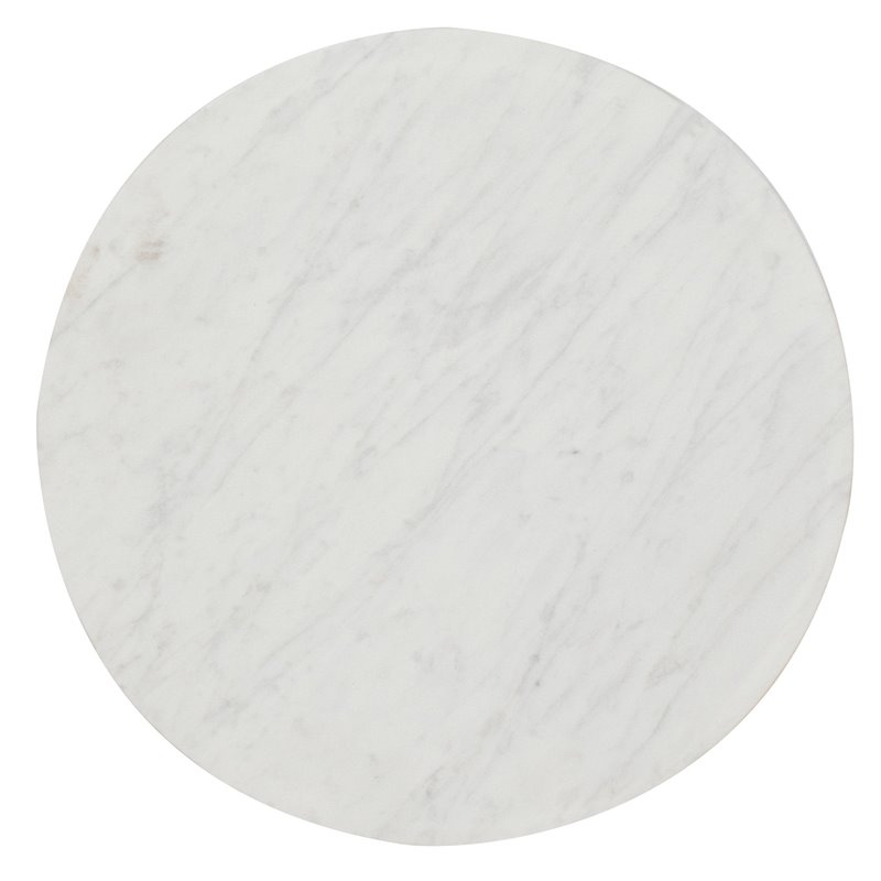 Bowery Hill Living Room Table - Sandblasted and waxed marble top