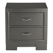 Bowery Hill 3pc Gray Wood Bedroom Set - Queen + 2 Nightstands