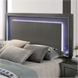 Bowery Hill 3pc Gray Wood Bedroom Set - Queen + 2 Nightstands