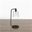 Bowery Hill Modern / Contemporary Metal Table Lamp in Black Finish