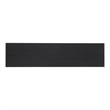 Bowery Hill Wood W-Shaped Legs Console Table in Black Finish