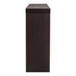 Bowery Hill Modern Wood W-Shaped Legs Console Table in Red Cocoa