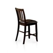 Bowery Hill Modern Espresso Wood 9-Piece Counter Height Dining Set