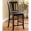Bowery Hill Modern Espresso Wood 9-Piece Counter Height Dining Set