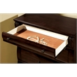 Bowery Hill 3pc Cherry Solid Wood Bedroom Set - King + Nightstand + Chest