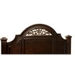 Bowery Hill 2pc Dark Walnut Solid Wood Bedroom Set - Cal King + Nightstand