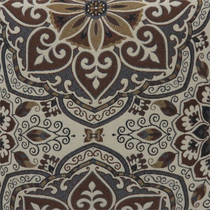 Bowery Hill Fabric Large Multi-Color Throw Pillow (Set of 2)