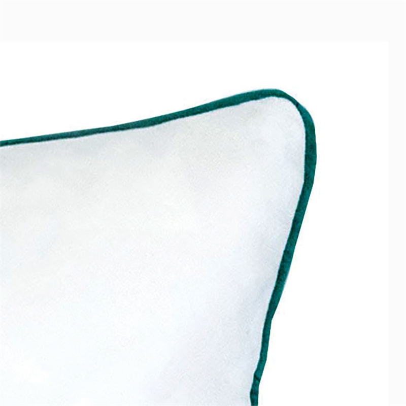 Bowery Hill Fabric 20-Inch Teal Blue Throw Pillow (Set of 2)