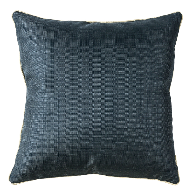Bowery Hill Fabric 20-Inch Throw Pillow in Indigo (Set of 2)