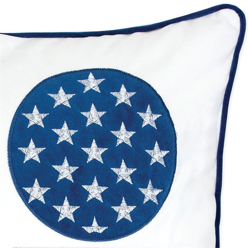 Bowery Hill Modern Fabric Multi-Color Throw Pillow (Set of 2)