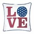 Bowery Hill Modern Fabric Multi-Color Throw Pillow (Set of 2)