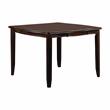 Bowery Hill Wood 9-Piece Counter Dining Table Set in Espresso