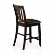 Bowery Hill Wood 9-Piece Counter Dining Table Set in Espresso
