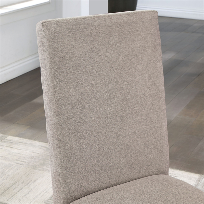 Bowery Hill Wood 5-Piece Dining Set in Antique Black and Gray